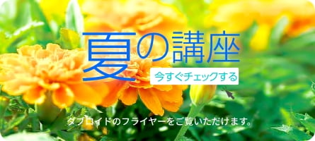 夏の講座を今すぐチェックする